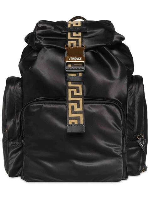 versace womens nylon backpack luisaviaroma|Versace Bags for Women .